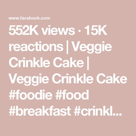 552K views · 15K reactions | Veggie Crinkle Cake | Veggie Crinkle Cake #foodie #food #breakfast #crinklecake | By Carolina Gelen | Recipe is going to get you
excited to wake up in the morning and have breakfast.
It's my veggie crinkle cake and it's so delicious. We're
going to start by thinly slicing a bunch of veggies. I'm
using carrots, potatoes, leeks, and squash. You can truly use
any of your favorite veggies here and then we're going to
move on to making the base for the crinkle cake which is just
crinkled store-bought philo dough and while our savory
crinkle cake is getting nice and toasty in the oven, we're
going to make the custard base which is egg yolks, a few
spices, and some creamy and rich whole milk which is
going to make this recipe a little bit better for you by
adding a 13 Crinkle Cake, Philo Dough, Carrots Potatoes, Wake Up In The Morning, Food Breakfast, Egg Yolks, Foodie Food, Whole Milk, Move On