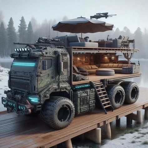 Future Explored (@xperia.ai) • Photos et vidéos Instagram Offroad Trucks 4x4, Prepping Gear, Bus Motorhome, Concept Vehicles Sci Fi, Tactical Truck, Overland Gear, Atv Car, Luxury Motorhomes, Overland Truck