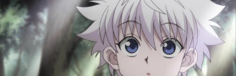 Killua Cover Photo Facebook, Killua Header, Killua Discord Banner, Killua Twitter Header, Hxh Twitter Header, Hxh Twitter Banner, Hunter X Hunter Banner Gif, Overlays Tumblr, Twitter Header Aesthetic