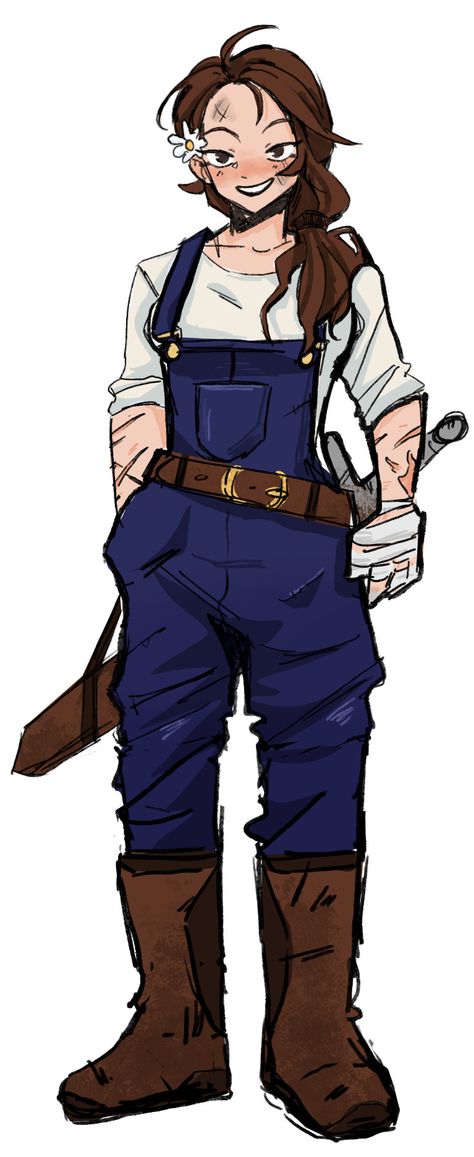 Farmer Pose Reference Drawing, Farmer Drawing Reference, Shane X Farmer Stardew Valley, Stardew Valley Farmer Fanart, Farmer Character Art, Farmer Pose Reference, Stardew Valley X Farmer, Farmer Reference, Stardew Valley Farmer Outfit