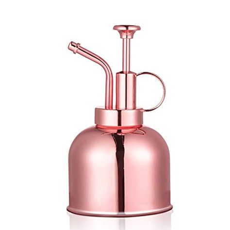 DIEYING Plant Mister Watering Spray Bottle, 300ml/10.56 oz Watering Can with Top Pump Retro High-Atomization Nozzle S... Small Watering Can, Copper Mirror, Plant Mister, Bright Copper, Brass Planter, Mini Plants, Spray Can, Water Spray, Water Flowers