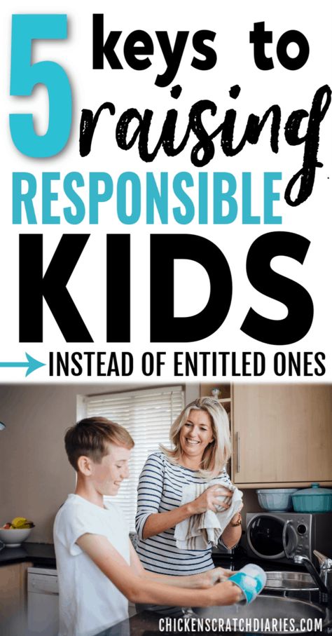 Teaching responsibility to our kids is a tall order, and one we must tackle. These 5 steps will help you in the process! Entitled Kids, Teaching Responsibility, Kid Responsibility, Parenting Help, Smart Parenting, Raising Boys, Parenting 101, Parenting Skills, Kids Discover