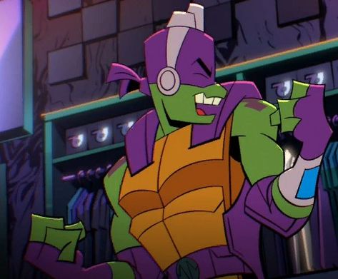 Rottmnt Screenshots, Rottmnt Donnie, Tmnt Characters, Donatello Tmnt, Ninja Turtles Funny, Tmnt Artwork, Ninja Turtles Art, Tmnt Turtles, Lol League Of Legends