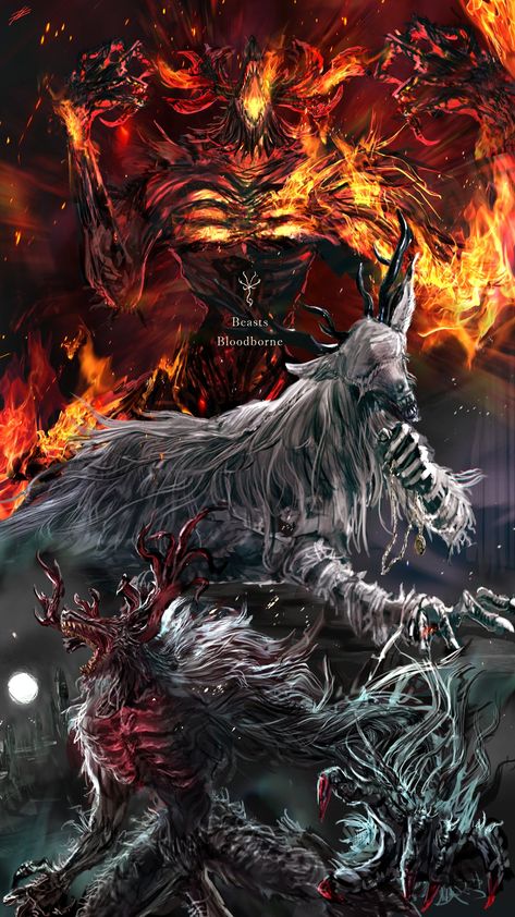 Cleric Beast Art, Bloodborne Cleric Beast Art, Cleric Beast Bloodborne, Soulsborne Aesthetic, Bloodborne Cleric Beast, Bloodborne Beast, Bloodborne Monsters, Bloodborne Aesthetic, Cleric Beast