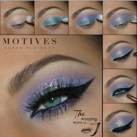 Violeta y azul Mekap Mata, Winter Ball, Eye Base, Fall Beauty, Eye Makeup Pictures, Smink Inspiration, Eye Makeup Steps, Eye Makeup Designs, Makijaż Smokey Eye