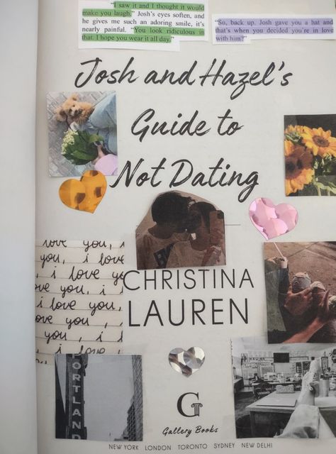 Josh and Hazel's Guide to Not Dating by Christina Lauren Annotations Hazel And Josh Guide To Not Dating, Josh And Hazels Guide To Not Dating, Josh And Hazel’s Guide To Not Dating, Christina Lauren, Reading Aesthetic, Instagram Photos, Reading, Photo And Video, Instagram Photo