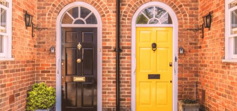 How To Buy To Let in UK: Investing in Rental Properties in 2022 Front Door Victorian, Victorian Front Door, Brown Front Doors, Orange Front Doors, Best Front Door Colors, Victorian Front Doors, Black Front Door, Yellow Front Doors, Small Front Gardens