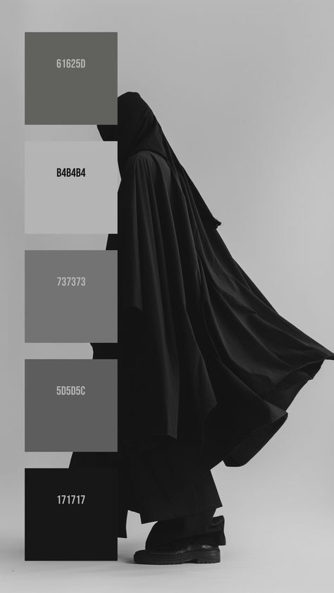 Colors:
61625D
B4B4B4
737373
5D5D5C
171717 Black And Gray Color Palette, Mystery Background, Monochrome Colour Palette, Black Pantone, Pantone Black, Minimalistic Background, Desain Merek, Light Gray Background, Monochrome Color Palette