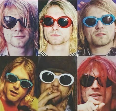 3,762 Me gusta, 11 comentarios - Nirvana Fanpage ◟̽◞̽ (@kurts.cigarettes) en Instagram: "Kurt with sunglasses ✨ • • • • • #nirvana #kurtcobain #grunge #kurtsmemento #rock #davegrohl #music…" Curco Vein, Kurt Cobain Photos, Kurt And Courtney, Donald Cobain, Krist Novoselić, Nirvana Kurt Cobain, Nirvana Kurt, Grunge Band, Smells Like Teen Spirit