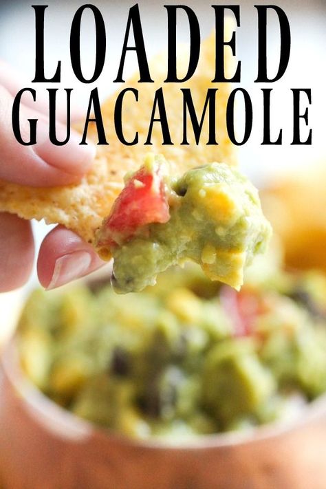 If you're looking for a tasty dip or need a great topping for your tacos, burritos, or enchiladas, this Fully Loaded Guacamole is just the thing. It's creamy, it's delicious, and -- because we're using Wholly Guacamole as our base-- it's so easy! Dips Savory, Loaded Guacamole, Slow Cooker Spinach Artichoke Dip, Wholly Guacamole, Guacamole Dip, Snack Mixes, Popular Appetizers, Food Film, Party Dip