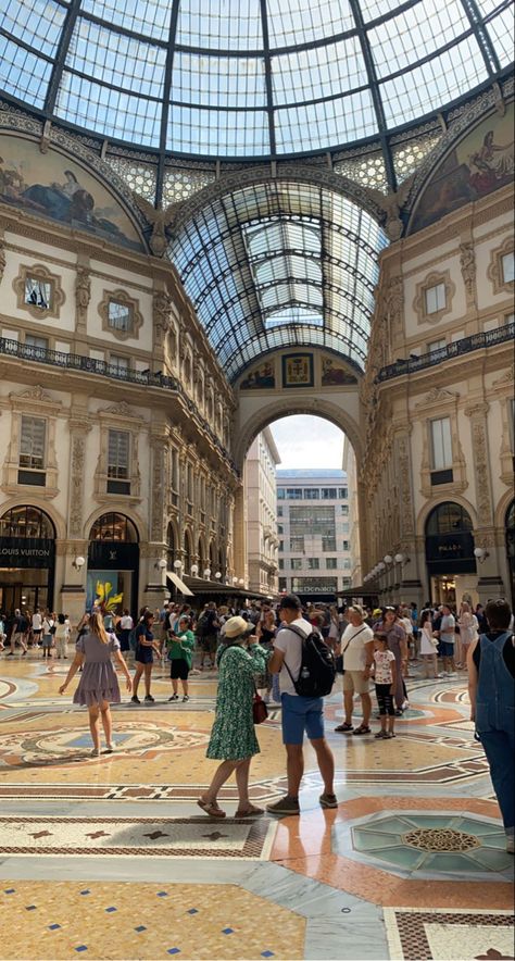 #milan #fashion #aesthetic #shopping #mall #italy #travel #traveltips Milan Malpensa Airport, Aesthetic Shopping, Shopping In Italy, Galleria Vittorio Emanuele Ii, Commercial Building, Milan Italy, Fashion Aesthetic, Milan Fashion, Shopping Mall