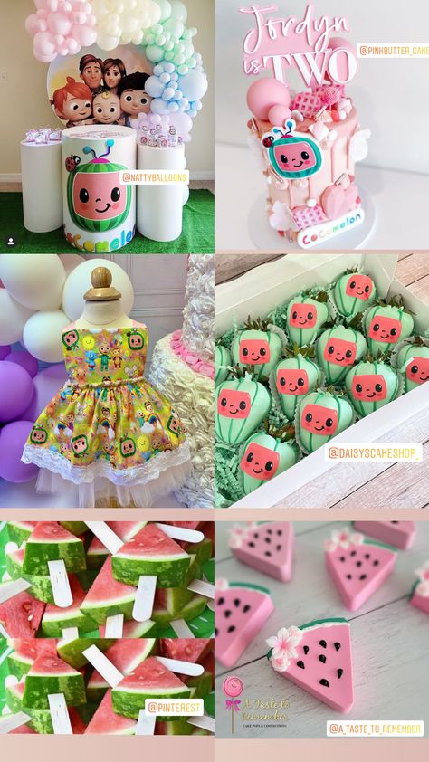 Cocomelon Snack Ideas, Cocomelon Party Ideas For Girl 1st, Girl Cocomelon Party, Cocomelon 2nd Birthday Party, Cocomelon Party Ideas For Girl, Coco Melon Birthday Party Ideas, Cocomelon 2nd Birthday, Cocomelon Party Ideas, Coco Melon