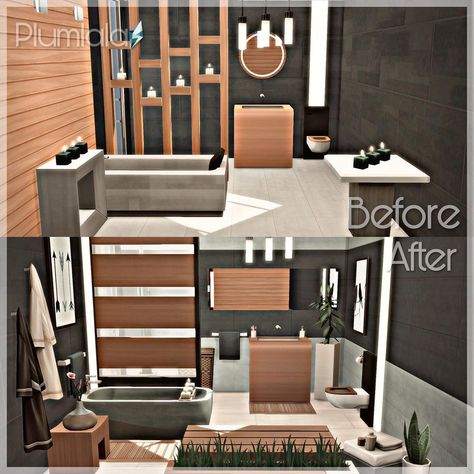 Spa Cc Sims 4, Sims 4 Spa Ideas, Sims 4 Bathroom Build, Sims 4 Spa Bathroom, Sims 4 Spa No Cc, Sims 4 Spa, Sims Room, Sims4 Builds, Sims Inspiration