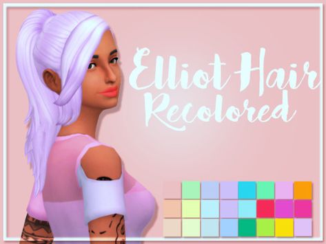 honestccfinds: “ WMS’s Elliot Hair // Recolored • Comes in 12 pastel colors + 12 summer citrus colors . • Total 24 Colors ! • The color of the hair is darker than previously color hair. • You’ll need the mesh (x) ! • Enjoy 😉 ! Download (x)... Sims Games, Sims 4 Cas, Sims 4 Game, Pastel Hair, Ts4 Cc, Cc Finds, Sims Mods, Sims 4 Custom Content, Color Hair