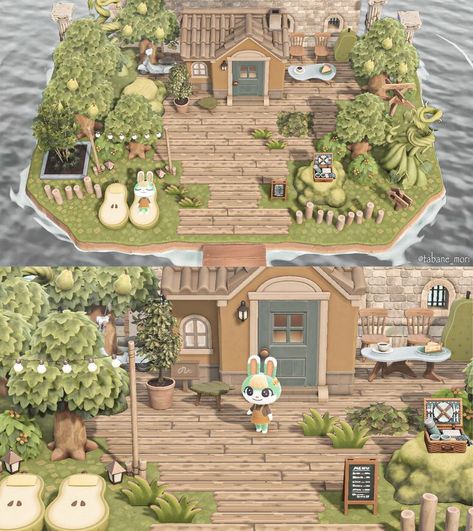 Acnh Idea, Acnh Hhp, Acnh Designs, Acnh Ideas, Animal Crossing Game, The Cafe, Island Home, Take A Break, Cute Characters