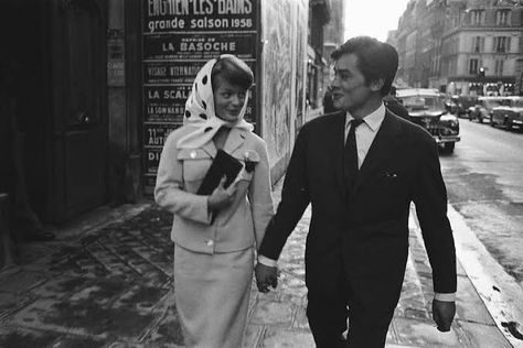 Alain Delon and Romy Schneider❤️ Magda Schneider, Heroes Actors, Luchino Visconti, Old Fashioned Love, Couple Poses Reference, Vintage Couples, Romy Schneider, Rock N’roll, Alain Delon