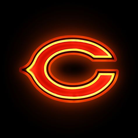 Watching the game in your fancave is going to be lit - literally! See your fandom in a whole new light by proudly displaying this Chicago Bears Team Logo LED Neon Sign. Features Light up LED neon sign, to brighten up your gameday experience Bold team logo display on sign, in case there were any doubts where your allegiances lie Dimming controller so you can set the brightness level to shine however bright you need Acrylic casing for a sturdy addition to your fancave Sawtooth hanger on the back s Chicago Bears Bedroom Ideas, Thomas Bedroom, Chicago Bears Wallpaper, Bears Wallpaper, Nfl Vikings, Chicago Bears Logo, Bears Logo, Nfl Teams Logos, Acrylic Led