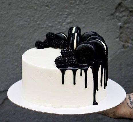 Gothic Birthday Cakes, Fondant Cake Designs, 4th Birthday Cakes, Elegant Birthday Cakes, Mini Cakes Birthday, Fake Cake, Just Cakes, Small Cake, Cake Designs Birthday