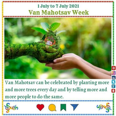 Follow Instagram by :- @ gaurav.sardhara Happy Van Mahotsav Week 2021 #2July2021 #2July #7july #VanMahotsav #Forest #ForestFestival #Trees #TreesAndPlant #Green #Greenery #Zoo #Treeplanting #TreeLove #TreeLovers #SaveEarth #Viral #ViralPost #gaurav #gks #gs #gaurav_sardhara #gauravsardhara #digitalguru #pride #gauravgoogle #SMO #SEO #SMM #gauravsardharabrand #famousgauravsardhara Forest Festival, Follow Instagram, Save Earth, Viral Post, Trees To Plant, Trees, Forest, Van, Plants