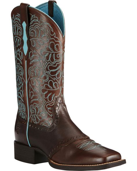 Cowgirl Boots Square Toe, Cowgirl Boots Wedding, Womens Cowgirl Boots, Boot Barn, Brown Boots Women, Ariat Boots, Boots Square Toe, Fashionable Snow Boots, Boots Western