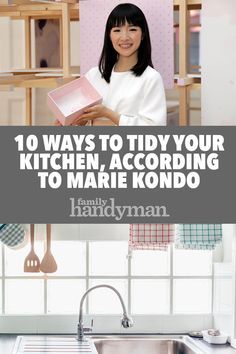 10 Ways to Tidy Your Kitchen, Marie Kondo Style Building Outdoor Kitchen, Organization Schedule, Konmari Method Organizing, Kon Mari, Konmari Organizing, Marie Kondo Organizing, Kitchen Video, Organising Ideas, Modern Outdoor Kitchen