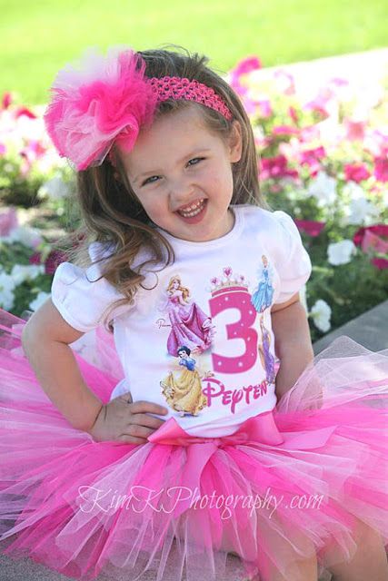 Disney Princess Party - All of the THEM! Disney Princess Tutu, Pink Tutu Skirt, Disney Princess Birthday Party, Birthday Tutu Dress, Trendy Party Dresses, Baby Girl Princess Dresses, Tema Disney, Disney Princess Birthday, Birthday Tutu Outfit