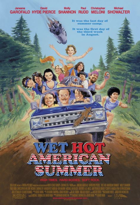 Wet Hot American Summer No Manches Frida, American Summer, Summer Movie, Summer Poster, Bridget Jones, Last Day Of Summer, Tv Series Online, Amy Poehler, Paul Rudd