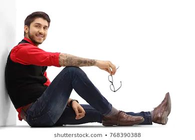 Sitting Against Wall, Guitar Images, Guys Night, Anatomy Poses, Body Reference Poses, Good Poses, Character Poses, Cool Poses, Guy Drawing