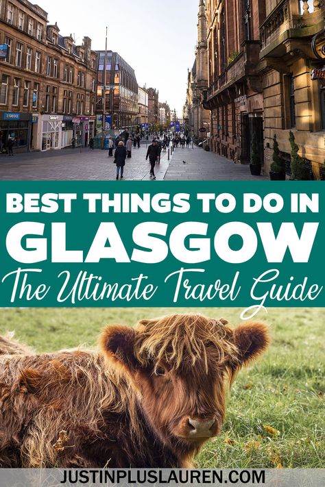 Looking for fun things to do in Glasgow? This Glasgow travel guide shows the best places to visit & must do activities in Glasgow, Scotland. Glasgow travel guide | Glasgow itinerary | What to do in Glasgow | Glasgow attractions | Glasgow activities | Best things to do in Glasgow | Scottish cities | Scotland travel | Travel to Scotland | 3 days in Glasgow | Glasgow 3 day itinerary Glasgow Things To Do, Glasgow Itinerary, Visiting Glasgow, One Day In Glasgow, What To Do In Glasgow Scotland, Things To Do In Glasgow, Things To Do In Glencoe Scotland, Places To Go In Scotland, What To See In Glasgow