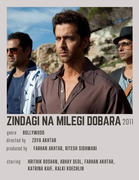 Znmd Aesthetic Poster, Bollywood Movie Minimal Poster, Zindagi Naa Milegi Dobara, Bollywood Minimalist Poster, Bollywood Polaroid Poster, Zindagi Na Milegi Dobara Posters, Zindagi Na Milegi Dobara Aesthetic, Bollywood Drawing, Hindi Movie Poster