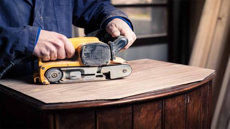 Belt Sander vs Orbital Sander (5 Differences Explained) Refinishing Wood Furniture, Refinished Chairs, Best Belt, Refinish Wood Furniture, Detail Sander, Hand Sander, Sanding Wood, Orbital Sander, Dust Collection System