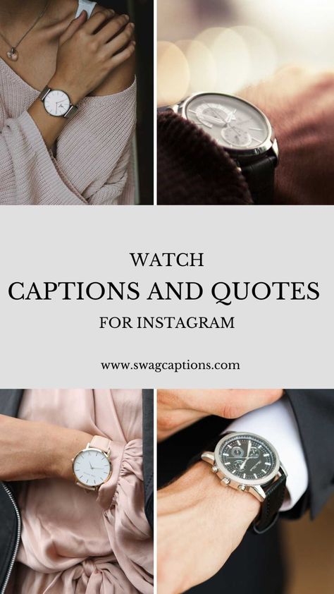 Best Watch Captions & Quotes For Instagram Pics In 2022 Watch Quotes Gift, Quotes On Watches Gift, Quotes For Watch Gift For Him, Gifting Watch Quotes, Watch Quotes Time, Watch Captions Instagram, Time Love Quotes Watch, Watch Gift Quotes For Him, Time Quotes For Watch Gift