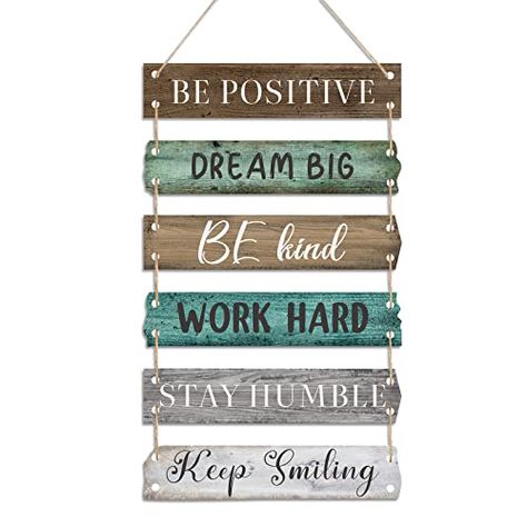 Living Room Retro, Wooden Wall Signs, Rustic Office, Work Hard Stay Humble, Rustic Wall Hangings, Wall Art Farmhouse, Motivational Wall Decor, Rustic Wooden Sign, Wall Decor Quotes