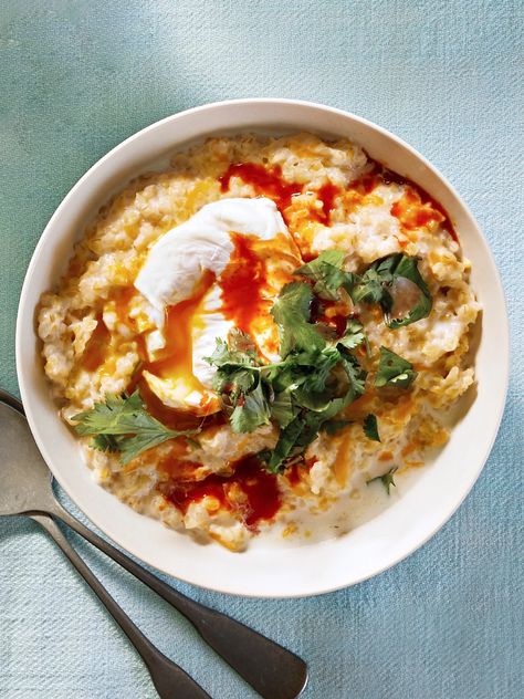 bulgur-wheat-breakfast-bowl-0p05KlSfqMiB0ZYFmgBZs6-0421-onecms Recipes With Eggs, Grain Bowl Recipe, Bulgur Wheat, Creative Breakfast, Breakfast Soup, Turkey Breakfast, Wheat Recipes, Rustic Recipes, Grain Bowls