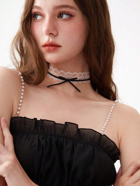 ROMWE J-Fashion 1pc Fashion Bow Decor Choker For Women For Daily DecorationI discovered amazing products on SHEIN.com, come check them out! Bow Choker, Tattoo Choker, Womens Chokers, Bow Decor, Watches Women Fashion, J Fashion, Trendy Dresses, Black Mini, Fashion Online Shop