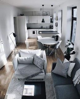 home decor ideas-home decorating ideas-home decor ideas living room Small Apartment Layout, Diy Small Apartment, Living Room Decor On A Budget, Small Living Room Layout, Small Apartment Interior, Apartment Decorating On A Budget, Small Apartment Living Room, Trendy Living Rooms, Small Apartment Decorating