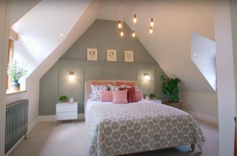 Bedroom Double Doors, Bungalow Loft Conversion, Loft Bedroom Decor, Attic Conversion Ideas, Loft Conversion Bedroom, Dormer Bungalow, Attic Makeover, Beautiful Bedroom Decor, Bungalow Renovation