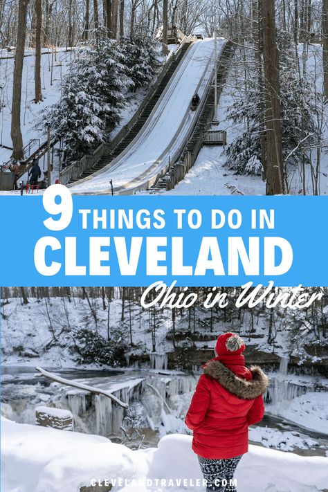 Indoor Things To Do, Outdoor Rink, Outdoor Ice Skating, Skiing Lessons, Cuyahoga Valley National Park, Ohio Travel, Cool Things To Do, Midwest Travel, Winter Destinations