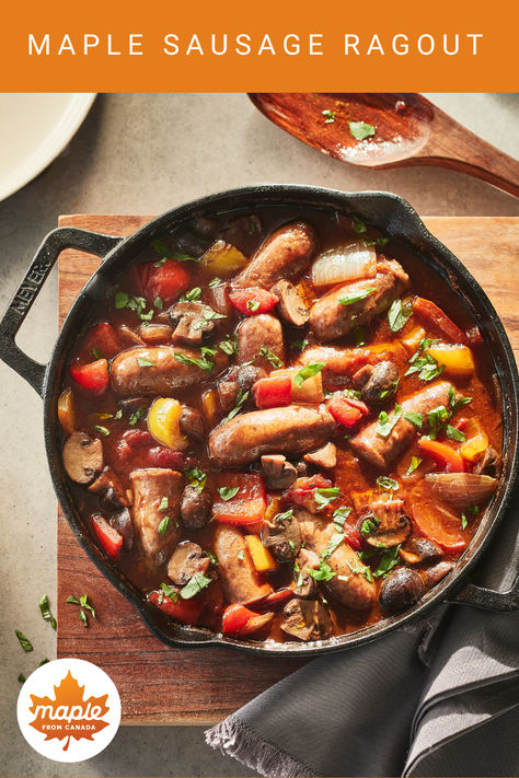 Indulge in the perfect balance of sweet and savory with this Maple Sausage Ragout, a hearty dish that brings the comforting flavors of maple and spices to your table. 🍁 Ground Maple Sausage Recipes, Maple Sausage Recipes, Recipes With Maple Sausage, Recipes With Sausage, November Recipes, Maple Sausage, Bbq Smoker Recipes, Veal Stew, Delish Dinners