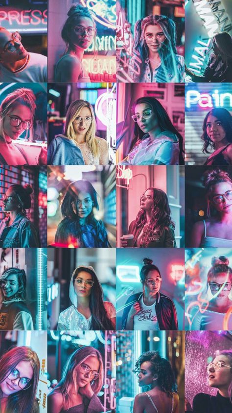 Neon Lights Photography, Neon Photoshoot, Neon Photography, Trendy Photography, Marinette Dupain Cheng, Photographs Ideas, Foto Poses, Portrait Photography Poses, Ideas Photography