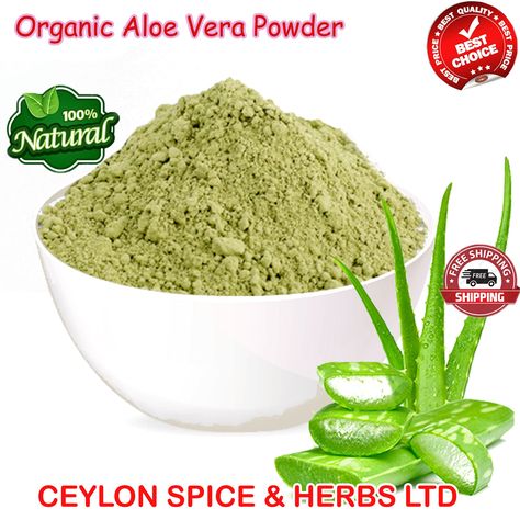 Aloe Vera Powder, Chemical Free, Sri Lanka, Aloe Vera, Natural Beauty, Herbs, The 100, Pure Products