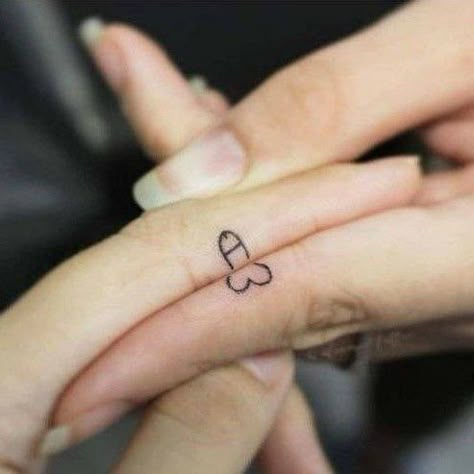 Matching Tattoos For Couples, Couple Tattoo Ideas, Tattoos For Couples, Cute Matching Tattoos, Hand Doodles, Couple Tattoo, Matching Tattoo, Hello Kitty Art, Funny Tattoos