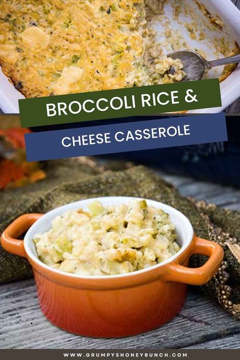 This Broccoli Rice and Cheese Casserole is everyone's favorite holiday side dish! Creamy and cheesy, this comfort food recipe has stood the test of time! Easy Broccoli Rice Casserole, Rice And Cheese Casserole, Green Rice Recipe, Mixed Vegetable Casserole, Cheesy Broccoli Rice Casserole, Ham And Noodle Casserole, Broccoli Cauliflower Casserole, Velveeta Recipes, Easy Comfort Food Dinners