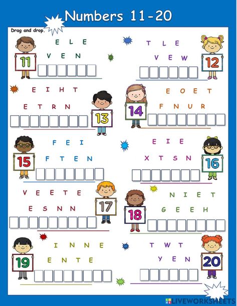 Writing Numbers 11-20 Worksheets, Number 11-20 Activities, Learning Numbers 11-20 Activities, Number 11 To 20 Worksheet, Numbers 10 20 Activities, Number 11-20 Worksheets, Numbers 11-20 Activities, Worksheet Numbers 1-20, 11-20 Number Worksheets