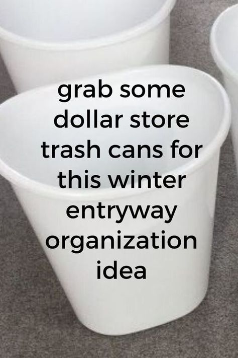 trash can Entryway Station, Winter Gear Storage, Command Center Family, Family Entryway, Mudroom Organization, Trending Crafts, Family Command Center, Winter Storage, Chalkboard Labels