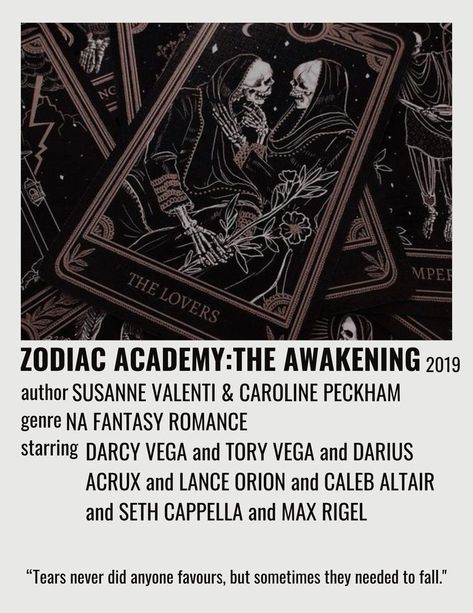 polaroid poster of Zodiac Academy the Awakening by Susanne Valenti & Caroline Peckham Zodiac Academy Quotes Wallpaper, Zodiac Academy Wallpaper, Zodiac Academy Quotes, Zodiac Academy The Awakening, Caroline Peckham, Academy Aesthetic, 2023 Books, Zodiac Academy, Dark Books