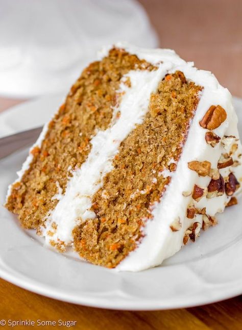 Southern Carrot Cake Recipe, Cakes By Mk, Carrot Cake Recipes, Homemade Carrot Cake, Moist Carrot Cakes, Cake Homemade, Nutella Brownies, Best Carrot Cake, Yummy Dessert