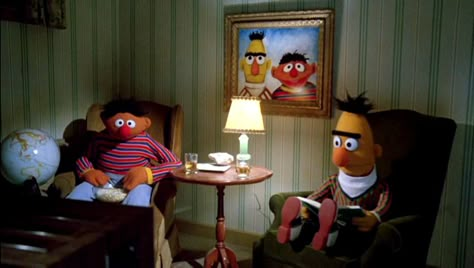 Ernie and Bert's apartment | Muppet Wiki | FANDOM powered by Wikia Bert And Ernie Aesthetic, Bert And Ernie Fanart, Beto Y Enrique, Ernie And Bert, Ernie Und Bert, Cartoon Street, Bert And Ernie, Sesame Street Muppets, Bert & Ernie