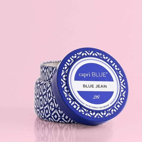 Capri Blue Volcano Candle, Capri Blue Volcano, Blue Volcano, Volcano Candle, Travel Tin Candles, Tin Candle, Travel Candles, Blue Candles, Sorority Gifts