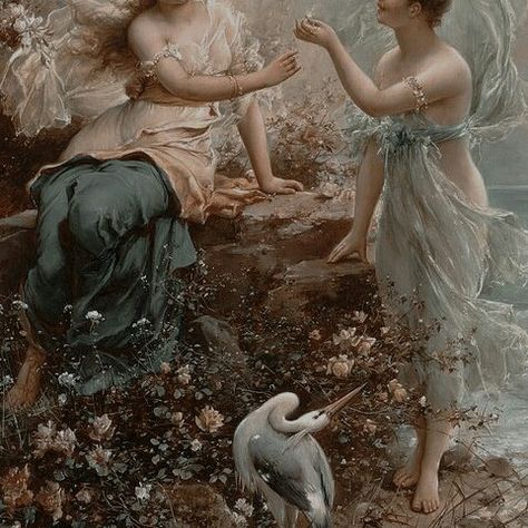 Angel Aesthetic, Arte Inspo, Aesthetic Painting, Romantic Art, Ethereal Art, Classical Art, Old Art, Pretty Art, Classic Art